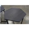 Image 4 : PAIR OF GREY HEXAGON ENDTABLES