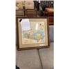 Image 1 : 1975 LEP WILLIAM KURALEK MAP OF CANADA WITH PAPERWORK EST. VALE $1000-$1500