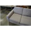 Image 2 : LARGE GREY UPHOLSTERED PILLOWBACK SECTIONAL SOFA