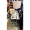 Image 1 : MODERN CHROME FLOOR LAMP AND TABLE LAMP