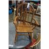 Image 3 : KIDS OAK ROCKING CHAIR