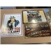 Image 2 : 5 NEW TIN SIGNS