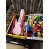 Image 2 : 2 HAMPERS OF KIDS TOYS TRAIN TRACK TOYS