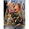 Image 2 : tray of vintage mcdonalds and sesame street toys, wrestling action figures