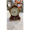 Image 2 : BRASS WALL HANGINGS - GUN MOTIF AND THORENS GERMAN MECHANICAL CLOCK