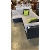 Image 3 : BRAND NEW PREMIUM SMALL L OUTDOOR SECTIONAL RETAIL $1199 W/ LIGHT GREY CUSHIONS AND 2 ACCENT PILLOWS