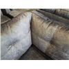 Image 8 : BRAND NEW 4 PIECE GREY FABRIC SECTIONAL SOFA W/ REVERSIBLE CHAISE AND STORAGE OTTOMAN - RETAIL $1999