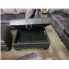 Image 3 : BRAND NEW AIR LEATHER OTTOMAN W/ STORAGE