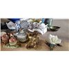 Image 13 : LARGE LOT OF ESTATE COLLECTABLES, CANDLES, BRASS CAR
