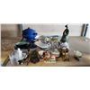 Image 1 : LARGE LOT OF ESTATE COLLECTABLES, CANDLES, BRASS CAR