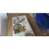Image 10 : LOT OF GLASSWARE, ORBS, BOWLS