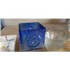Image 8 : LOT OF GLASSWARE, ORBS, BOWLS