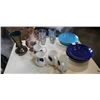 Image 1 : CHINA MUGS, MCM CUPS, DENMARK DISHES AND 2 VASES