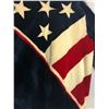 Image 10 : Sheared Mink Dyed Red, White & Blue with the American Flag. Made in Italy. Size 8