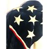 Image 12 : Sheared Mink Dyed Red, White & Blue with the American Flag. Made in Italy. Size 8