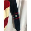 Image 15 : Sheared Mink Dyed Red, White & Blue with the American Flag. Made in Italy. Size 8