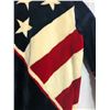 Image 8 : Sheared Mink Dyed Red, White & Blue with the American Flag. Made in Italy. Size 8