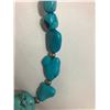 Image 4 : Navajo Hand Made Block Turquoise Nugget Necklace