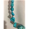 Image 5 : Navajo Hand Made Block Turquoise Nugget Necklace