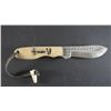 Image 1 : Custom Hand Crafted Fixed Blade Knife With DSCNM Logo etched on Handle Made by Silver Stag Knives