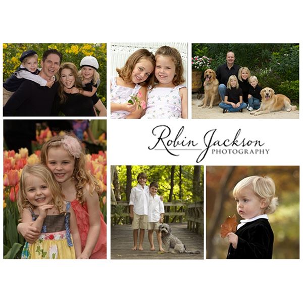 ROBIN JACKSON PHOTOGRAPHY: $500 CERTIFICATE For 11x14 Family Portrait Package