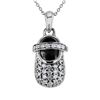 Image 1 : Natural 0.76 CTW Diamond Necklace 14K White Gold - REF-102N6Y