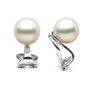 Image 1 : Elite Collection White Freshwater Pearl Clip-On Earrings