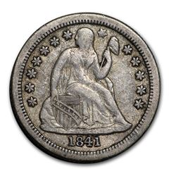 1841-O Liberty Seated Dime VF