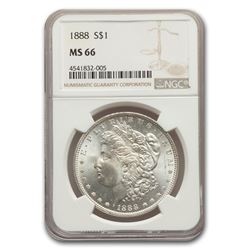 1888 Morgan Dollar MS-66 NGC