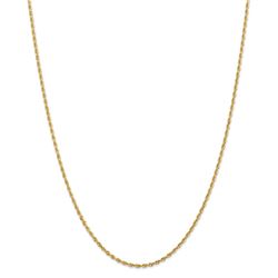 14k Yellow Gold 2.00 mm Diamond Cut Quadruple Rope Chain - 28 in.
