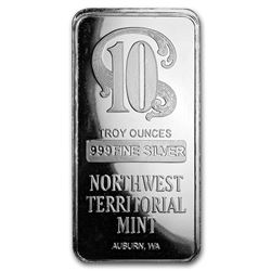 10 oz Silver Bar - Northwest Territorial Mint