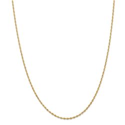 14k Yellow Gold 1.85 mm Diamond Cut Quadruple Rope Chain - 28 in.