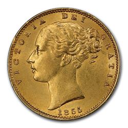 1855 Great Britain Gold Sovereign Victoria MS-63 PCGS