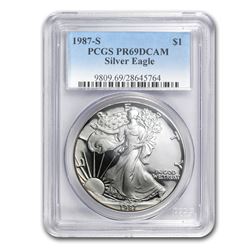 1987-S Proof Silver American Eagle PR-69 PCGS