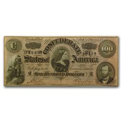 1864 $100 (T-65) Lucy Pickens VF