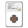 Image 1 : 1864 Cincinnati OH F. Sheen Grocer Civil War Token MS-65 NGC (BN)