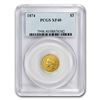 Image 1 : 1874 $3 Gold Princess XF-40 PCGS