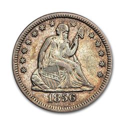 1856-O Liberty Seated Quarter XF (Details)