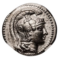 Attica Athens Ag Tetradrachm (2nd-1st cent.) Ch VF NGC