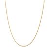 Image 1 : 14k Yellow Gold 1.5 mm Diamond Cut Wheat Chain - 22 in.