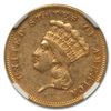 Image 2 : 1855 $3 Gold Princess AU-53 NGC