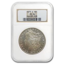 1879-S Morgan Dollar MS-66 NGC