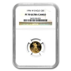 1996-W 1/10 oz Proof Gold American Eagle PF-70 NGC