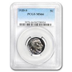 1935-S Buffalo Nickel MS-66 PCGS