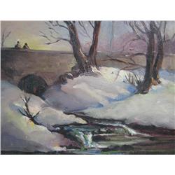 Mitchell Canadian Oil Sheep & Stream