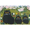 Image 1 : Maud Lewis Canadian Print Cat & Kittens