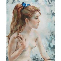 Igor Talwinski Polish Oil Young Nude