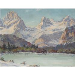 M. Strasky Austrian Oil Mountainscape