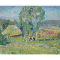 Nicolaas Baak Dutch Oil Hut Landscape