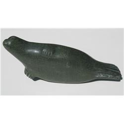 Canadian Inuit Seal Soapstone Carving